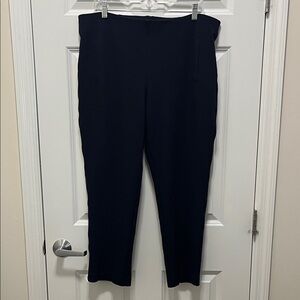 Chico's Navy Ankle-Length Women's Ponte Pants